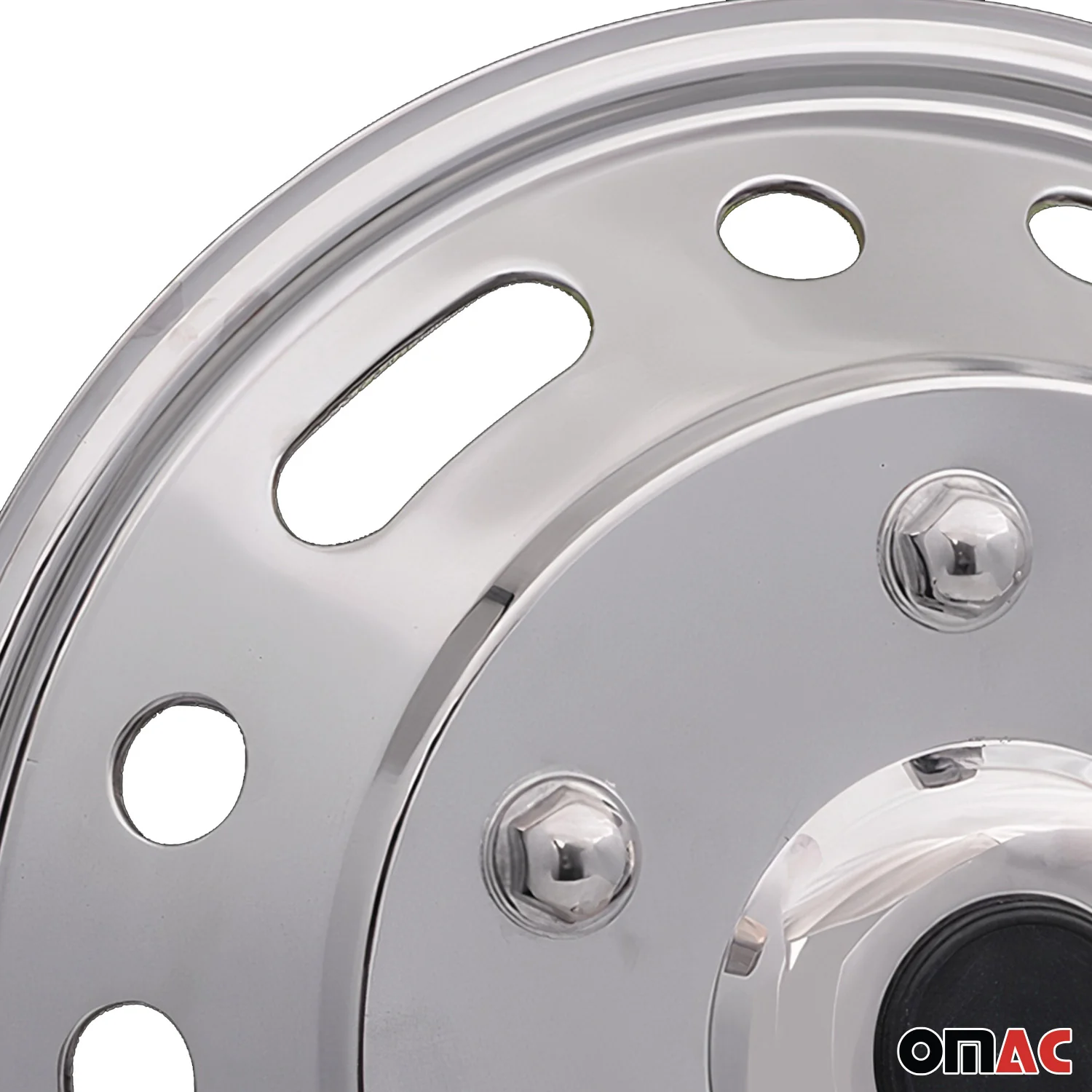 GMC Savana 16" Dual Wheel Simulator Hubcaps Steel Front & Rear - Image 6