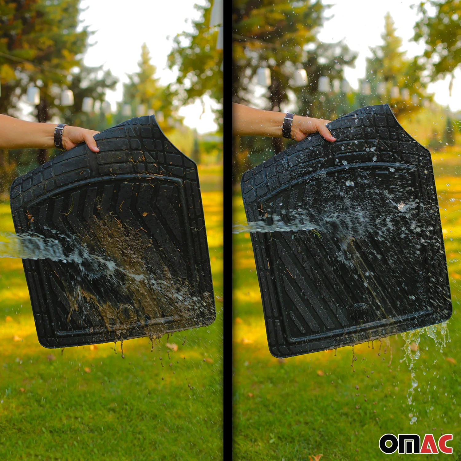 Honda Accord Semi-Custom fit Floor Mats Liner All Weather 3D Black Waterproof 4Pcs - Image 6