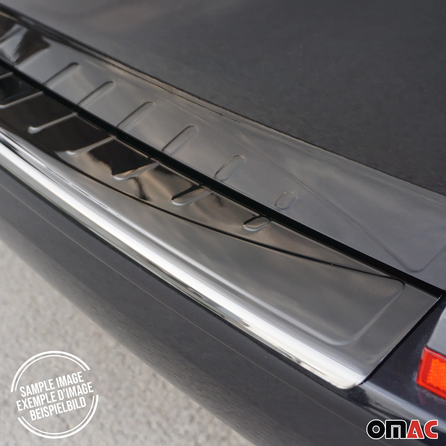 2017-2020 Nissan Rogue Sport Rear Bumper Guard Stainless Steel Dark - Image 6