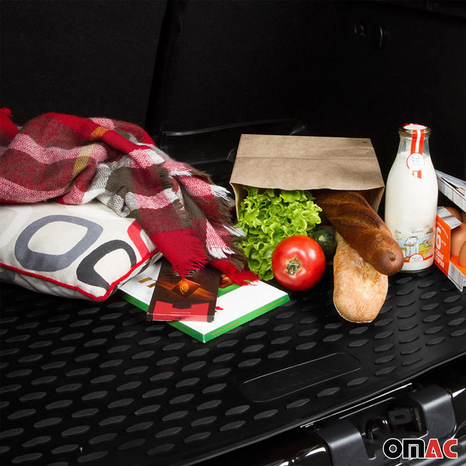 2019-2024 BMW 5 Series G30 Sedan 2017-2023 / M5 F90 Cargo Liner Trunk Mat All Weather Black - Image 3