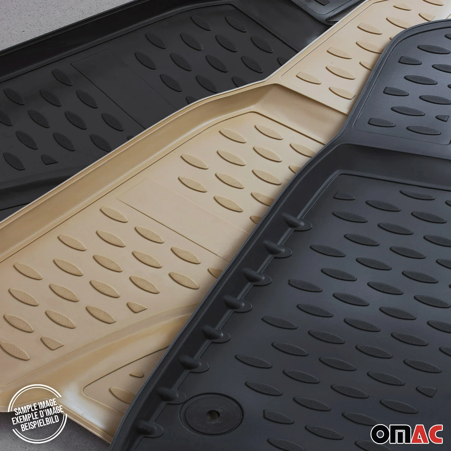 2007-2014 Cadillac Escalade ESV OMAC Floor Matss Liner Black All-Weather 5x - Image 12