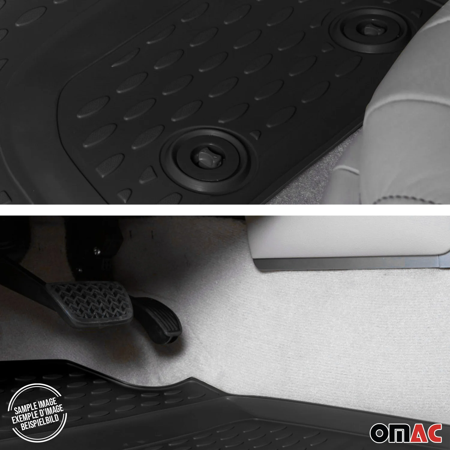 2007-2014 Cadillac Escalade ESV OMAC Floor Matss Liner Black All-Weather 5x - Image 8