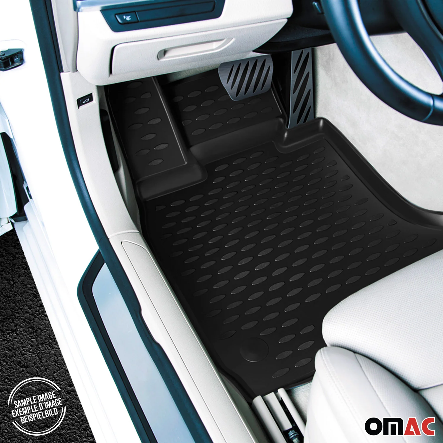 2007-2014 Cadillac Escalade ESV OMAC Floor Matss Liner Black All-Weather 5x - Image 9