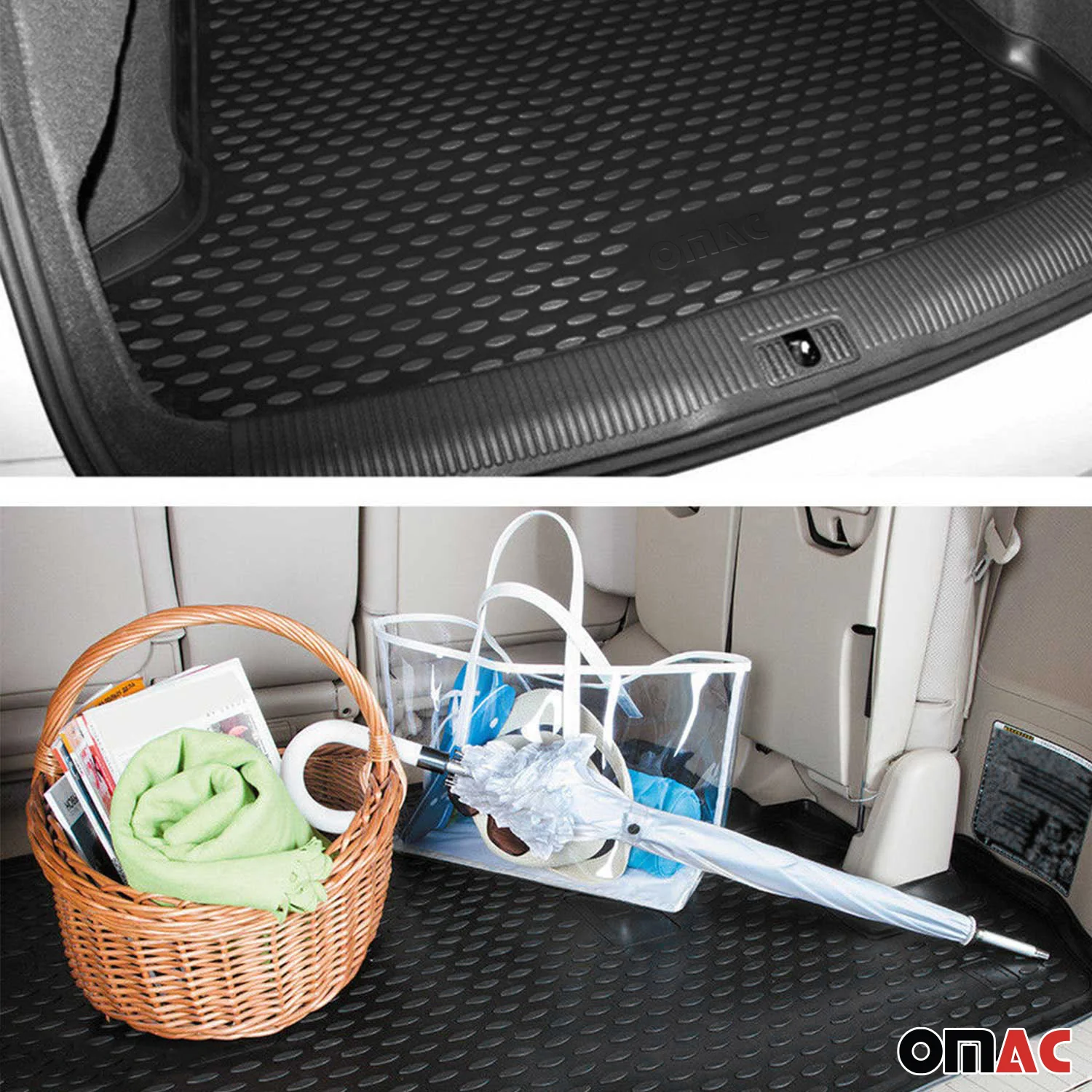2013-2022 Chevrolet Trax Floor Mats & Cargo Liner Full Set All Weather Black - Image 6