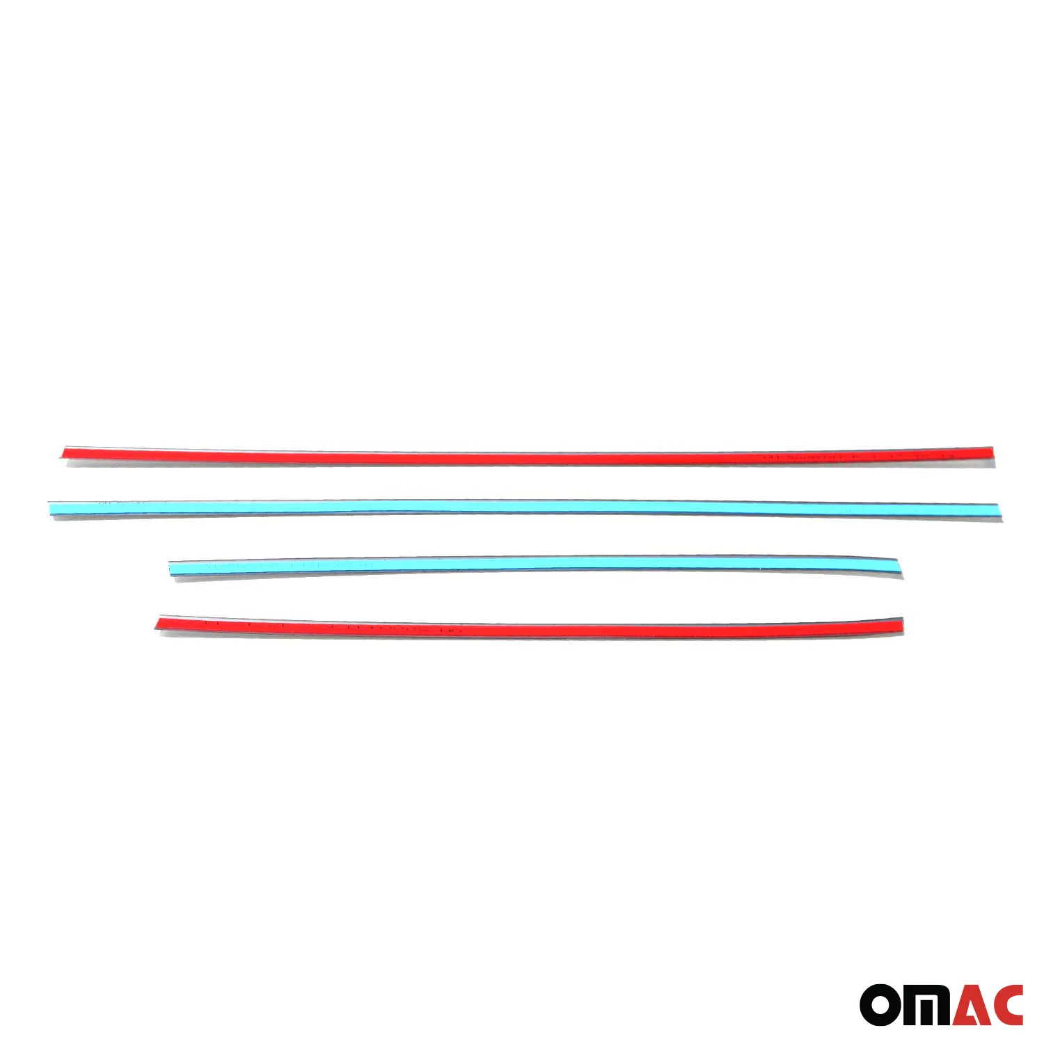 2011-2017 Nissan Juke Window Molding Trim Streamer Stainless Steel Silver 4 Pcs - Image 5