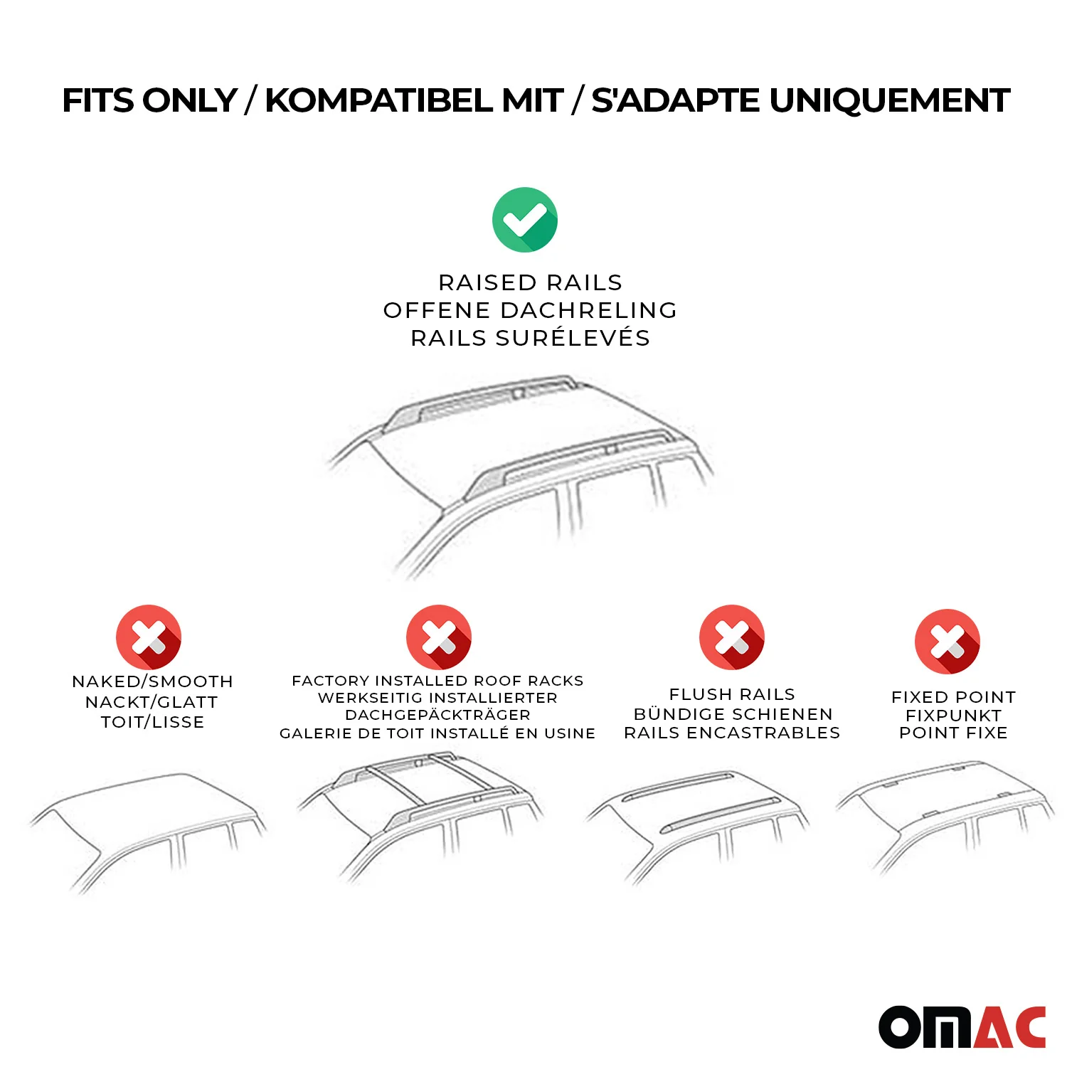 2001-2010 Chrysler Town & Country Roof Rack Cross Bars Silver - Image 5