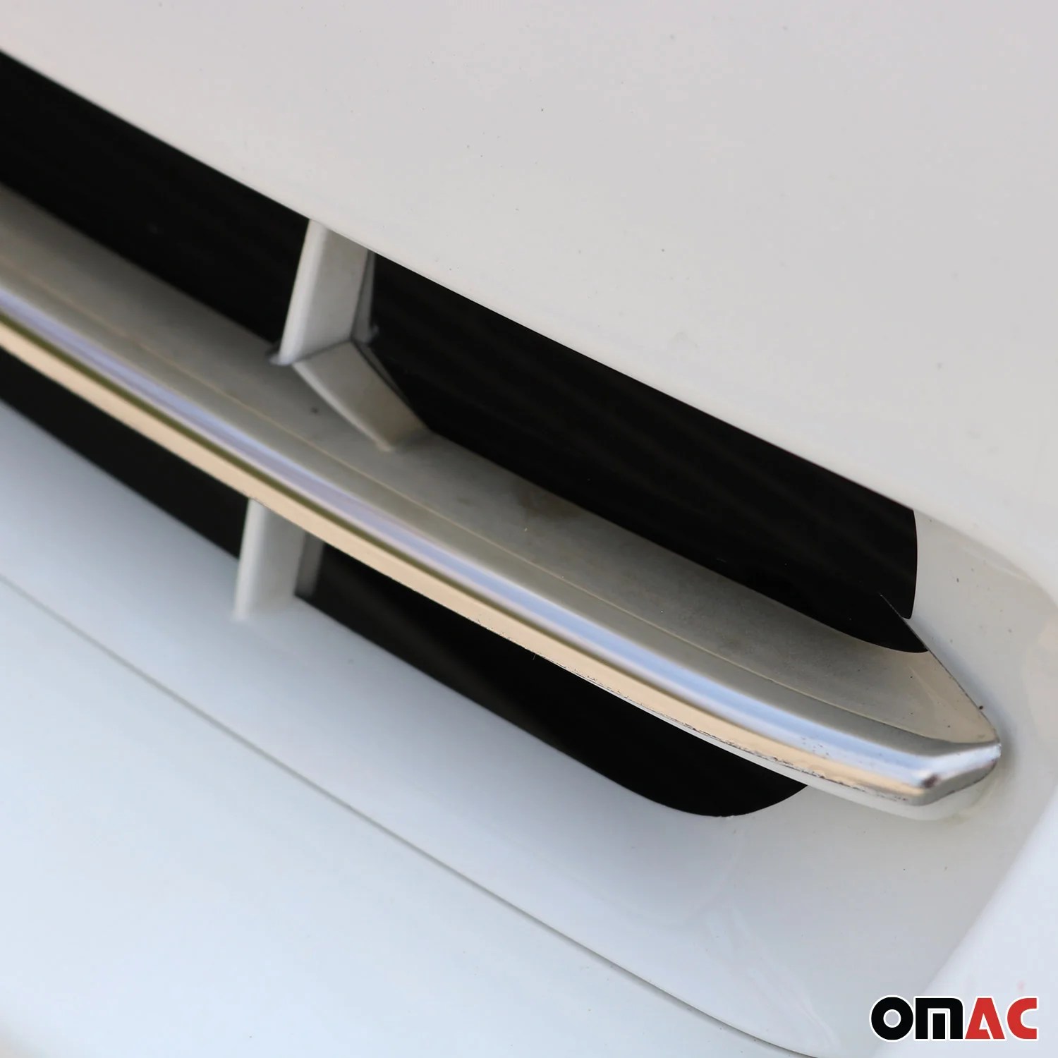2014-2020 Fiat 500L Rockstar Front Bumper Grill Trim Molding Stainless Steel Silver - Image 7
