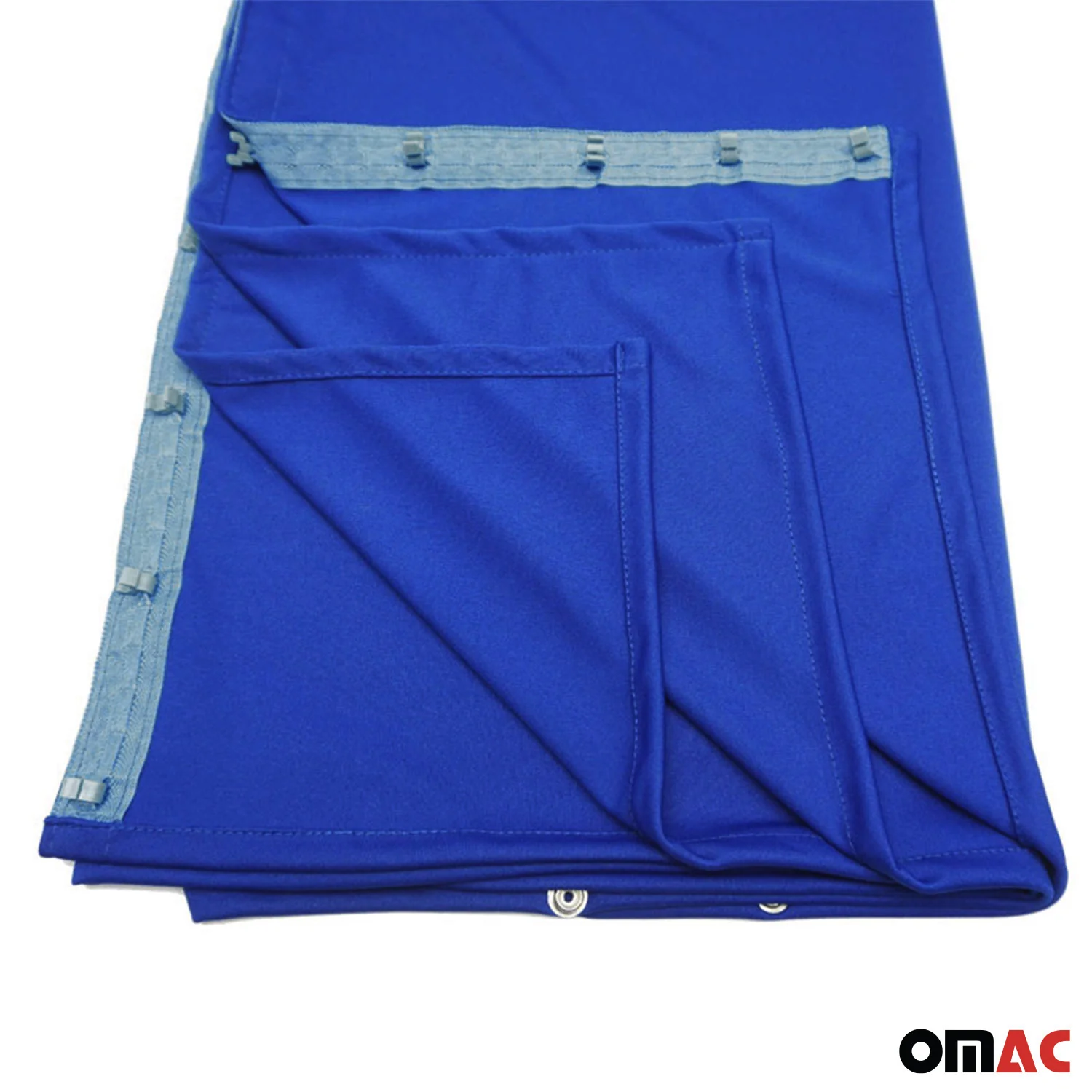 Chevrolet Express Cabin Divider Curtains Privacy Curtains Blue 2 Curtains - Image 8