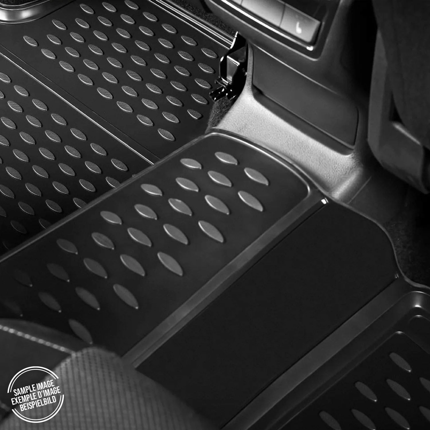 2017-2021 Chrysler Pacifica Floor Mats Liners Full Set All Weather Black - Image 6