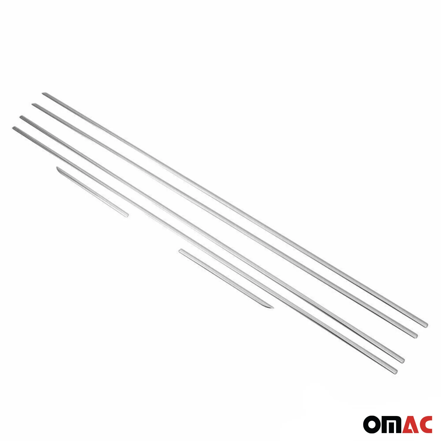 2010-2013 Lexus GX 460 Window Molding Trim Streamer Stainless Steel Silver 6 Pcs - Image 8