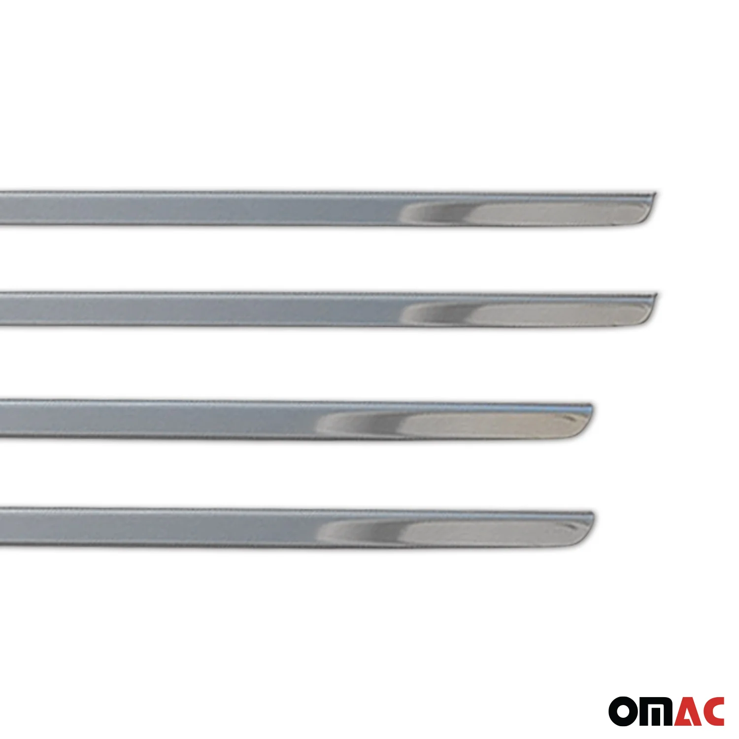 2004-2009 Mercedes E Class W211 Sedan Window Molding Trim Streamer Stainless Steel 4x - Image 9