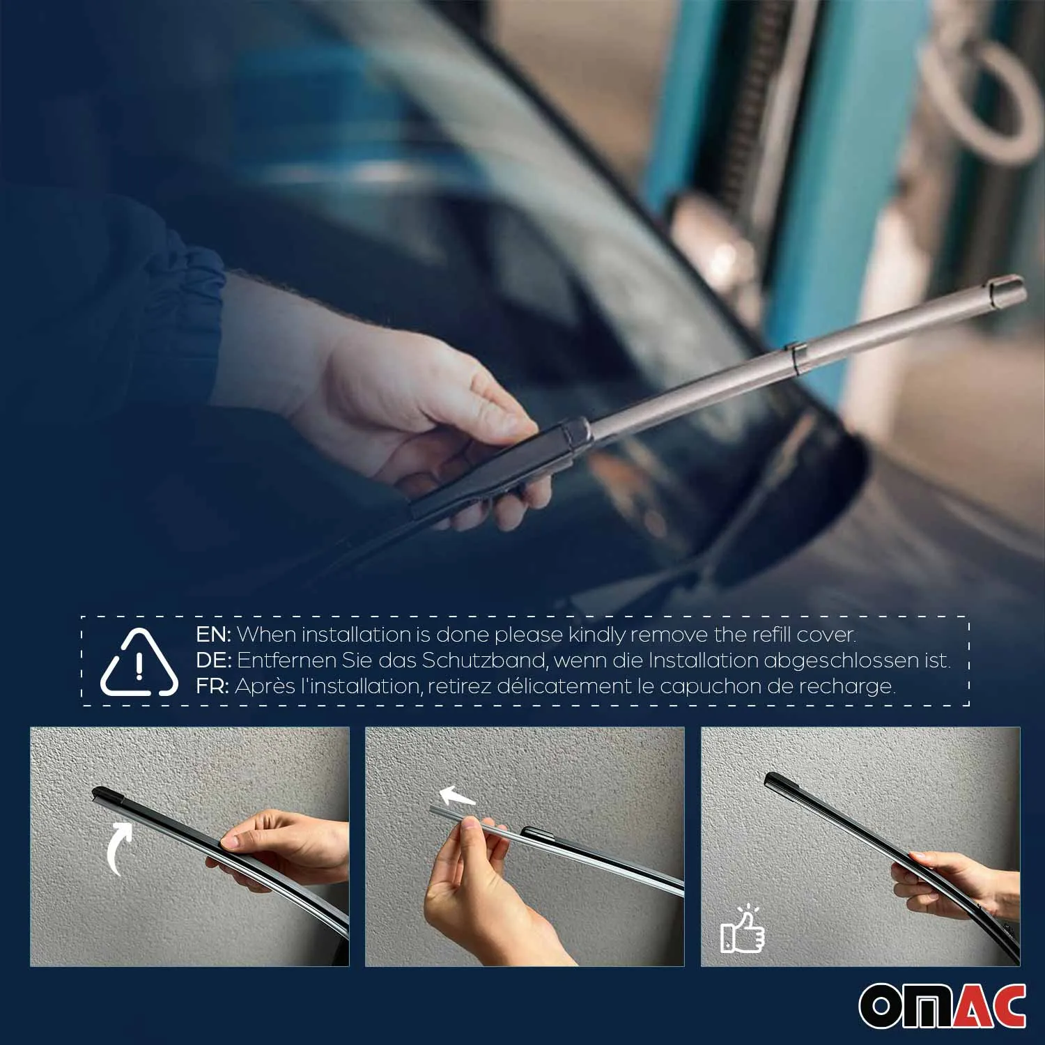 2001-2007 Dodge Grand Caravan Front Windshield Wiper Blades - Image 7