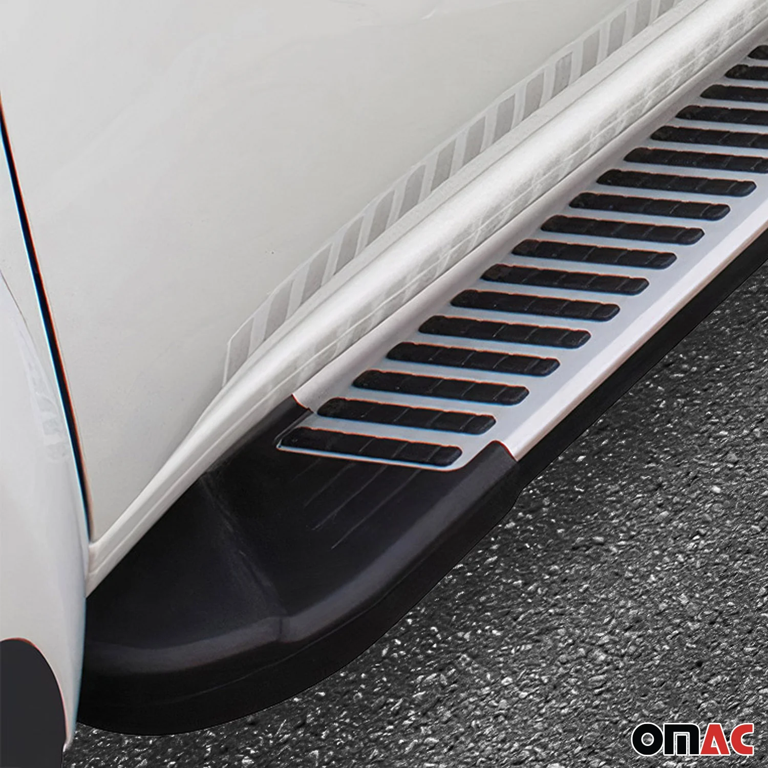 2011-2026 Dodge Durango Side Step Nerf Bar Running Board Silver Black 2x - Image 11