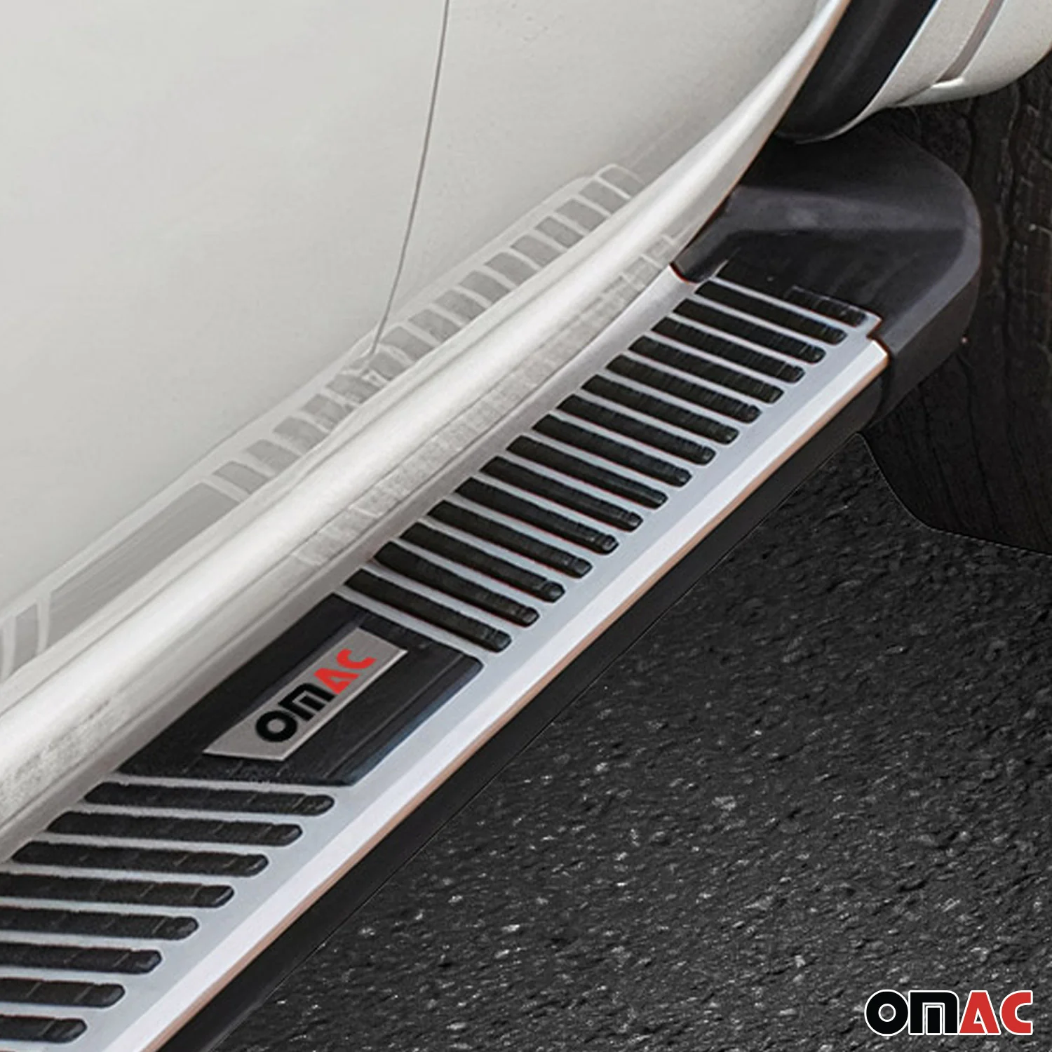 2011-2026 Dodge Durango Side Step Nerf Bar Running Board Silver Black 2x - Image 5