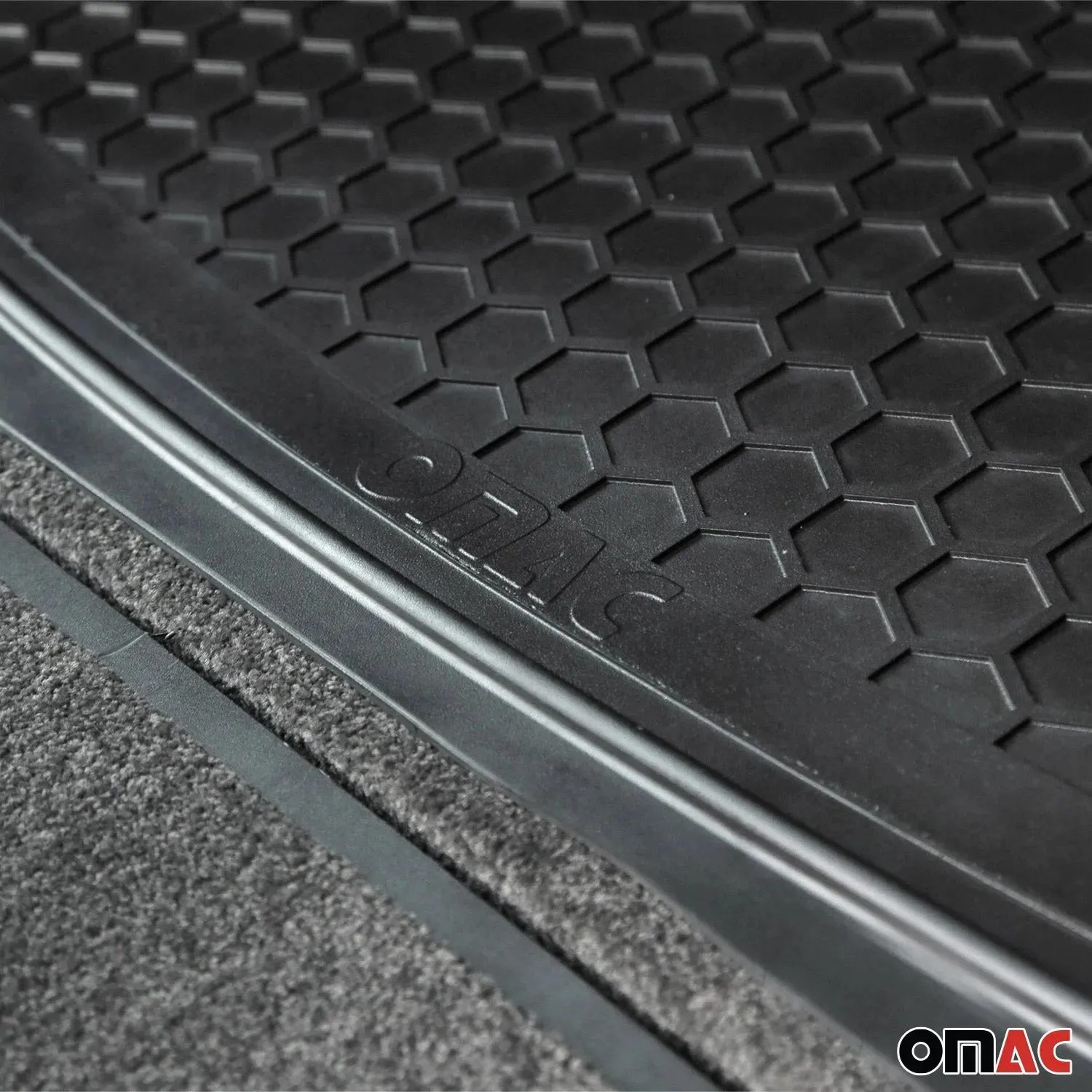 GMC Semi-Custom fit Cargo Mat Liner Waterproof Rubber Black 1Pc - Image 8